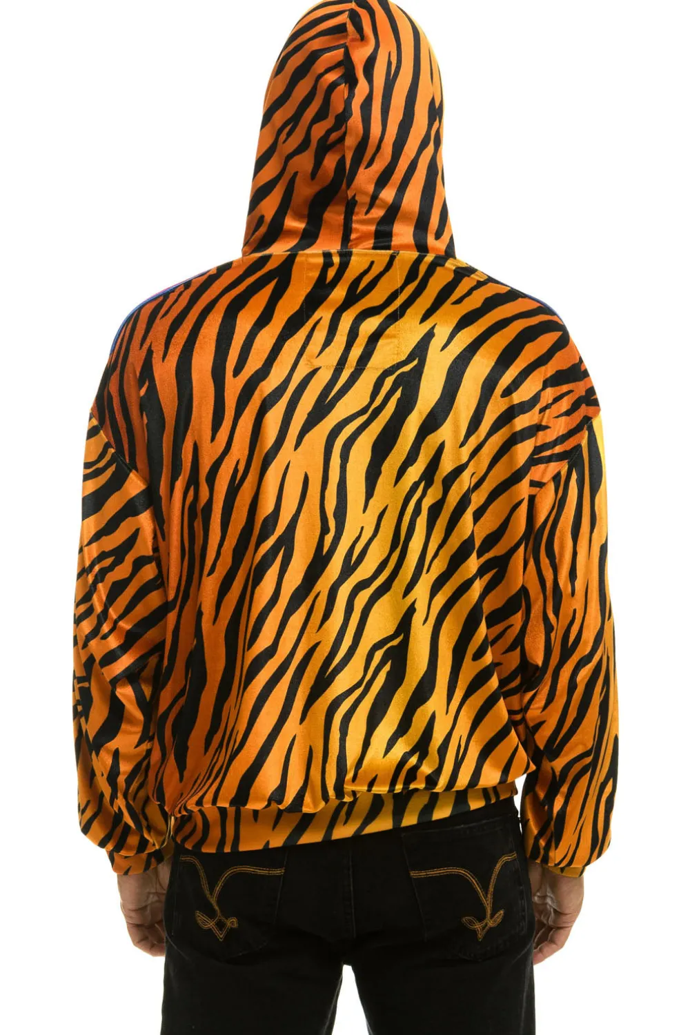 Hoodies | Hoodies | Aviator Nation CLASSIC VELVET RELAXED PULLOVER HOODIE - TIGER