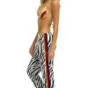 Sweatpants | Aviator Nation CLASSIC VELVET STRIPE SWEATPANTS - ZEBRA