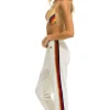 Sweatpants | Aviator Nation CLASSIC VELVET SWEATPANTS - WHITE