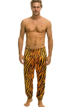 Sweatpants | Aviator Nation CLASSIC VELVET SWEATPANTS - TIGER