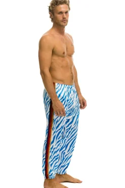 Sweatpants | Aviator Nation CLASSIC VELVET SWEATPANTS - BLUE TIGER BLUETIGER