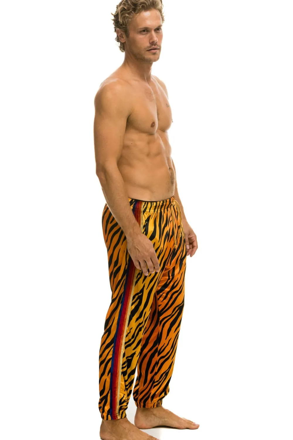 Sweatpants | Aviator Nation CLASSIC VELVET SWEATPANTS - TIGER