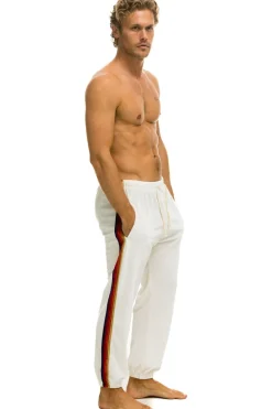 Sweatpants | Aviator Nation CLASSIC VELVET SWEATPANTS - VINTAGE WHITE VINTAGEWHITE
