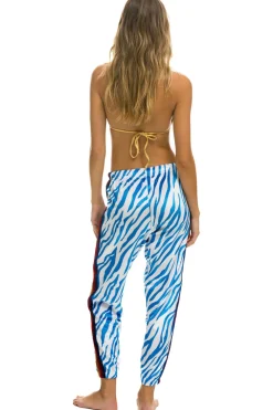 Sweatpants | Aviator Nation CLASSIC VELVET SWEATPANTS - BLUE TIGER BLUETIGER