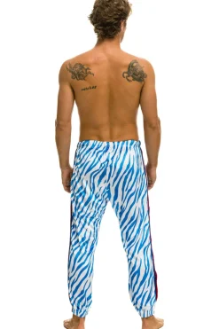 Sweatpants | Aviator Nation CLASSIC VELVET SWEATPANTS - BLUE TIGER BLUETIGER