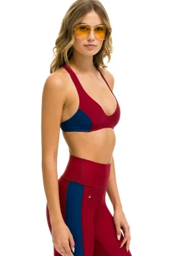 Activewear | Activewear | Aviator Nation COLOR BLOCK BRALETTE SPORTS BRA - BLAZE