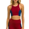 Activewear | Activewear | Aviator Nation COLOR BLOCK RACER SPORTS BRA - BLAZER