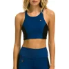 Activewear | Activewear | Aviator Nation COLOR BLOCK RACER SPORTS BRA - ROYAL