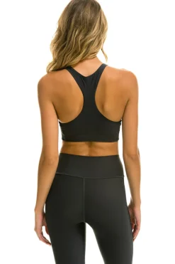 Activewear | Activewear | Aviator Nation COLOR BLOCK RACER SPORTS BRA - TITANIUM