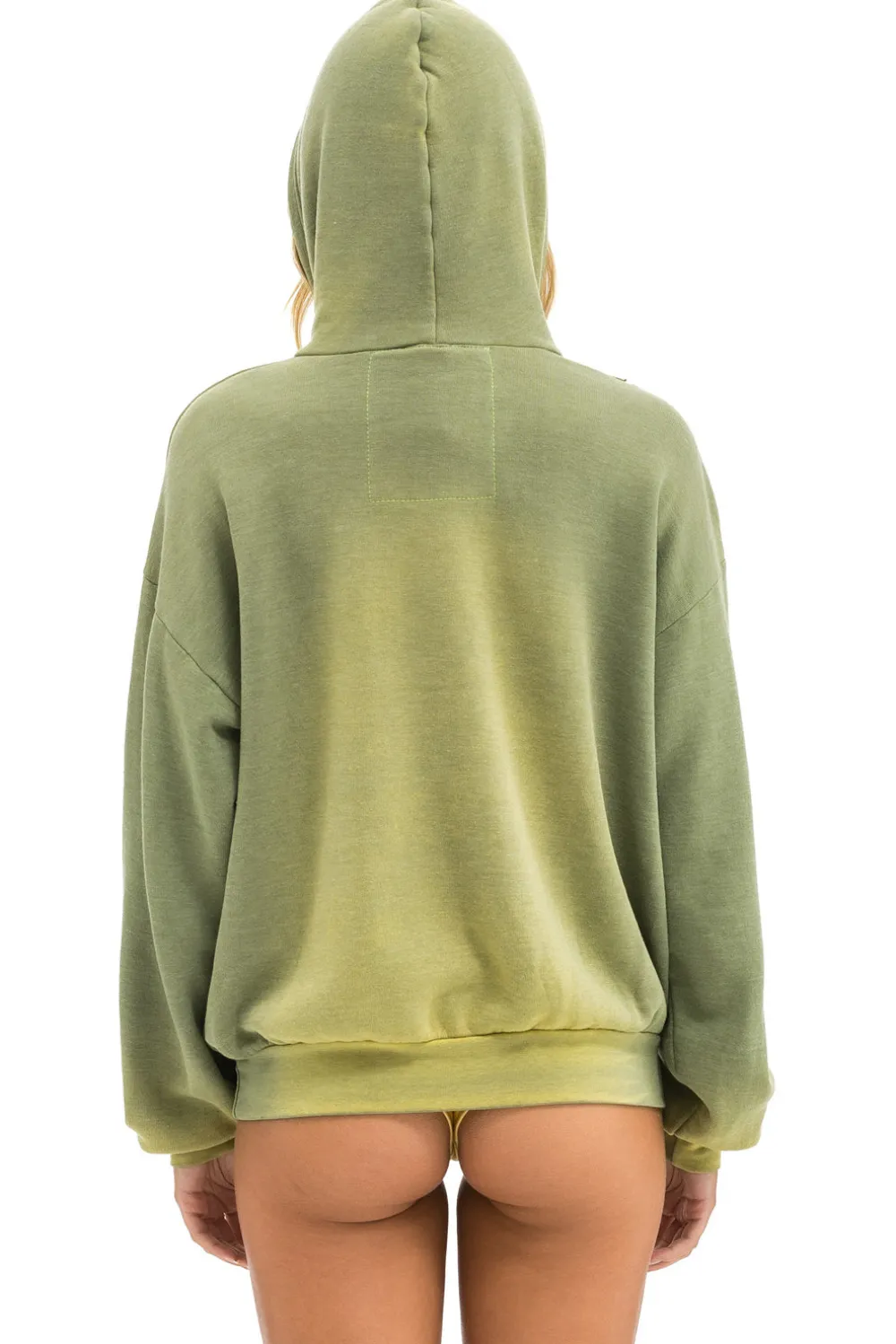 Hoodies | Hoodies | Aviator Nation CROSS STRIPE RELAXED PULLOVER HOODIE - FADED ARMY FADEDARMY