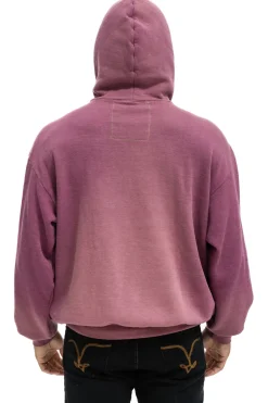 Hoodies | Hoodies | Aviator Nation CROSS STRIPE RELAXED PULLOVER HOODIE - FADED BERRY FADEDBERRY