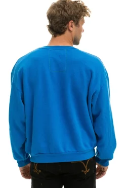 Sweatshirts | Sweatshirts | Aviator Nation DAYDREAM RELAXED CREW SWEATSHIRT - OCEAN