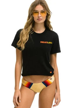 Boyfriend Tees | Tees | Aviator Nation DREAMLAND LOGO BOYFRIEND TEE- BLACK BLACKBoyfriendTeesale