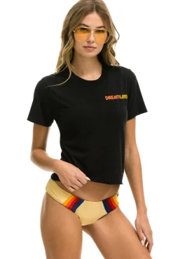 Boyfriend Tees | Tees | Aviator Nation DREAMLAND LOGO BOYFRIEND TEE- BLACK BLACKBoyfriendTeesale