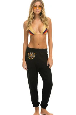 Sweatpants | Aviator Nation DREAMLAND TIGER SWEATPANTS - BLACK