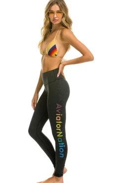 Activewear | Activewear | Aviator Nation FULL LENGTH HI-RISE LEGGINGS - CHARCOAL