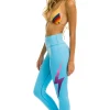 Activewear | Activewear | Aviator Nation FULL LENGTH HI-RISE BOLT FADE LEGGINGS - SKY // PINK PURPLE SKY//PINKPURPLE