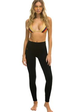 Activewear | Activewear | Aviator Nation FULL LENGTH HI-RISE WHITE CHECKERBOARD LEGGINGS