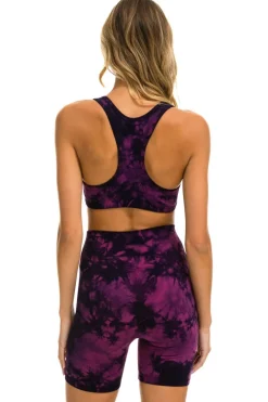Activewear | Activewear | Aviator Nation HAND DYED 6 INCH HI-RISE BIKER SHORT - TIE DYE CRYSTAL ROSE TIEDYECRYSTALROSE