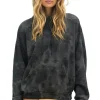 Hoodies | Hoodies | Aviator Nation HAND DYED PULLOVER HOODIE RELAXED - TIE DYE VINTAGE CHARCOAL TIEDYEVINTAGECHARCOAL