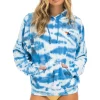 Hoodies | Hoodies | Aviator Nation HAND DYED PULLOVER HOODIE RELAXED - TIE DYE BLUE TIEDYEBLUE