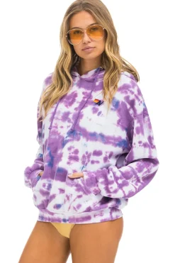 Hoodies | Hoodies | Aviator Nation HAND DYED PULLOVER HOODIE RELAXED - TIE DYE MAGENTA TIEDYEMAGENTA