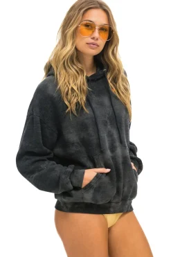 Hoodies | Hoodies | Aviator Nation HAND DYED PULLOVER HOODIE RELAXED - TIE DYE VINTAGE CHARCOAL TIEDYEVINTAGECHARCOAL
