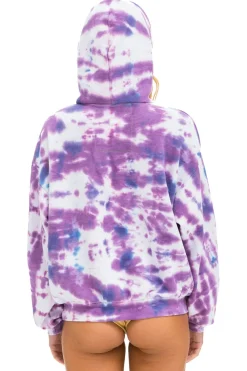 Hoodies | Hoodies | Aviator Nation HAND DYED PULLOVER HOODIE RELAXED - TIE DYE MAGENTA TIEDYEMAGENTA