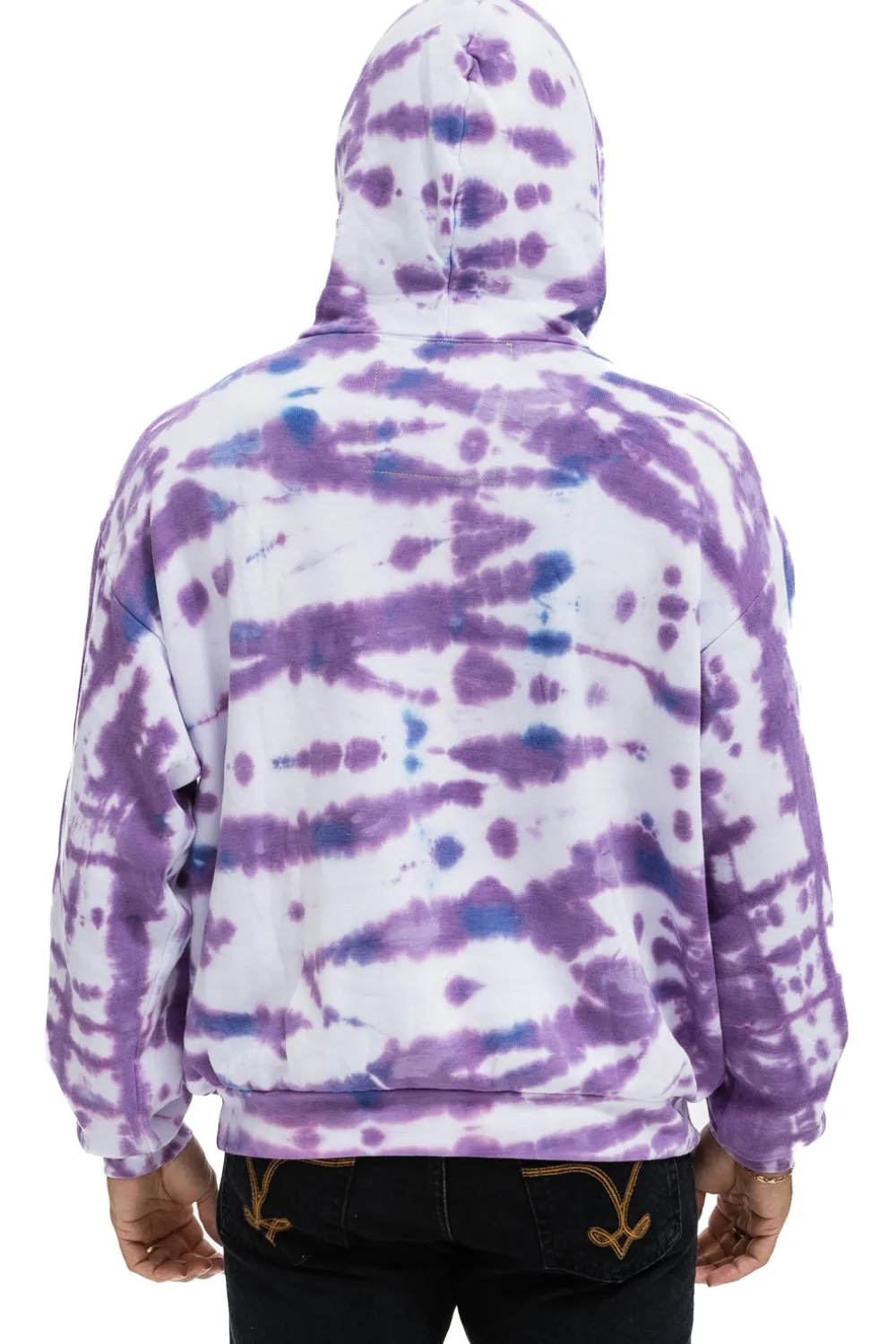 Hoodies | Hoodies | Aviator Nation HAND DYED PULLOVER HOODIE RELAXED - TIE DYE MAGENTA TIEDYEMAGENTA