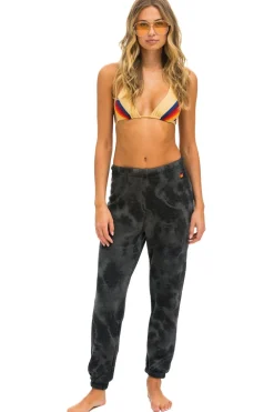 Sweatpants | Aviator Nation HAND DYED SWEATPANTS - TIE DYE VINTAGE CHARCOAL TIEDYEVINTAGECHARCOAL