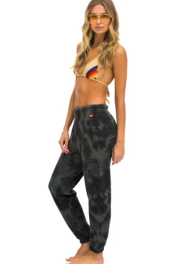 Sweatpants | Aviator Nation HAND DYED SWEATPANTS - TIE DYE VINTAGE CHARCOAL TIEDYEVINTAGECHARCOAL