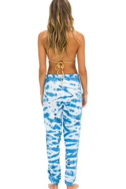 Sweatpants | Aviator Nation HAND DYED SWEATPANTS - TIE DYE BLUE TIEDYEBLUE