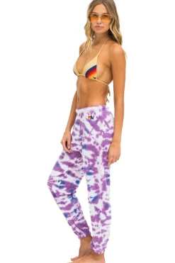 Sweatpants | Aviator Nation HAND DYED SWEATPANTS - TIE DYE MAGENTA TIEDYEMAGENTA
