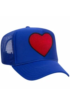 Trucker Hats | Trucker Hats | Aviator Nation HEART - VINTAGE LOW RISE TRUCKER VINTAGELOWRISETRUCKER
