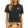 Boyfriend Tees | Tees | Aviator Nation HEART STITCH 5 BOYFRIEND TEE - CHARCOAL