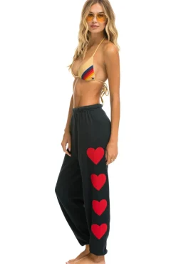 Sweatpants | Aviator Nation HEART STITCH 4 SWEATPANTS - CHARCOAL