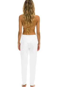 Sweatpants | Aviator Nation HEART STITCH JOGGER SWEATPANTS - WHITE