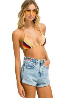 Denim | Denim | Aviator Nation HI RISE ROCKER CALI LOVER HEART JEAN SHORTS - SUPER LIGHT SUPERLIGHT