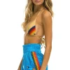 Shorts | Aviator Nation HIGH RISE 5 STRIPE NYLON JOGGER SHORT - DRESDEN
