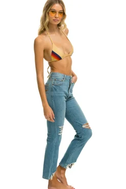 Denim | Denim | Aviator Nation HIGH RISE SLIM BOOT JEAN - VINTAGE