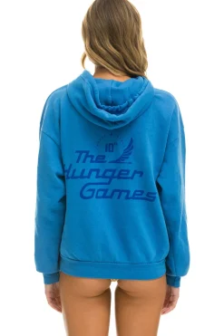 Hoodies | Collab Merchandise | Aviator Nation HUNGER GAMES RELAXED PULLOVER  HOODIE - COBALT