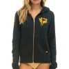 Hoodies | Collab Merchandise | Aviator Nation HUNGER GAMES ZIP HOODIE - CHARCOAL