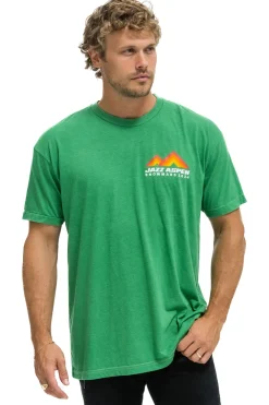 Tees | Tees | Aviator Nation JAZZ ASPEN SNOWMASS 2024 CREW TEE SHIRT - KELLY GREEN KELLYGREEN