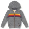 Kid's Hoodies | Aviator Nation KID'S 5 STRIPE HOODIE - HEATHER GREY HEATHERGREY