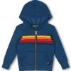 Kid's Hoodies | Aviator Nation KID'S 5 STRIPE HOODIE - ROYAL