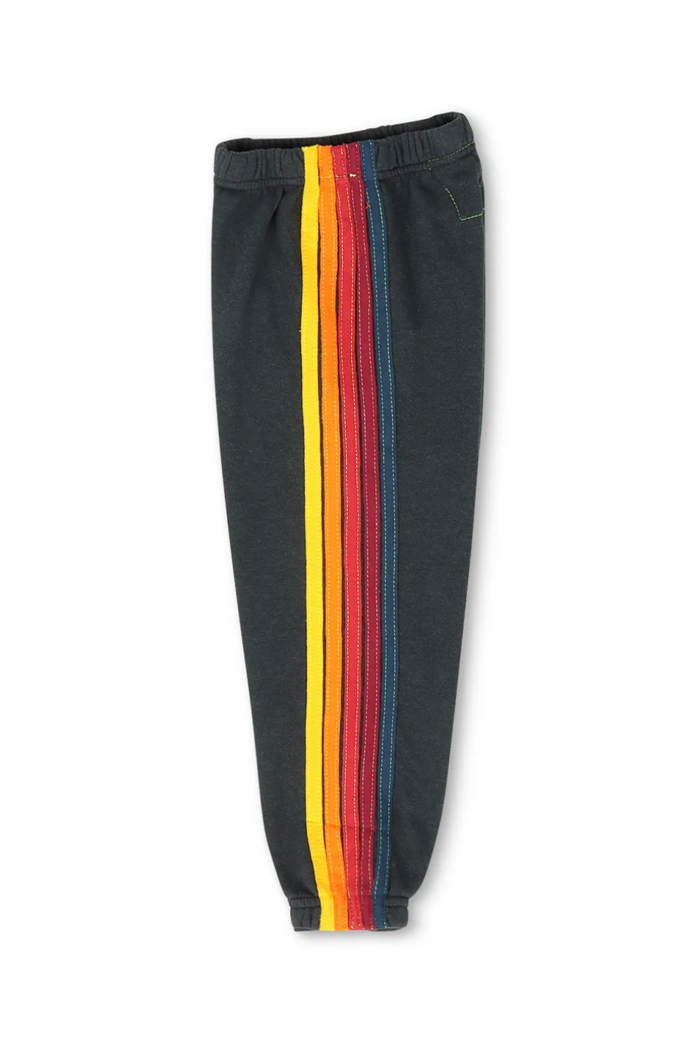 Kid's Sweatpants | Aviator Nation KID'S 5 STRIPE SWEATPANTS - CHARCOAL