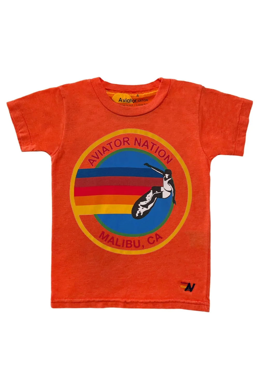 Kid's Tees | Aviator Nation KID'S MALBU TEE - ORANGE