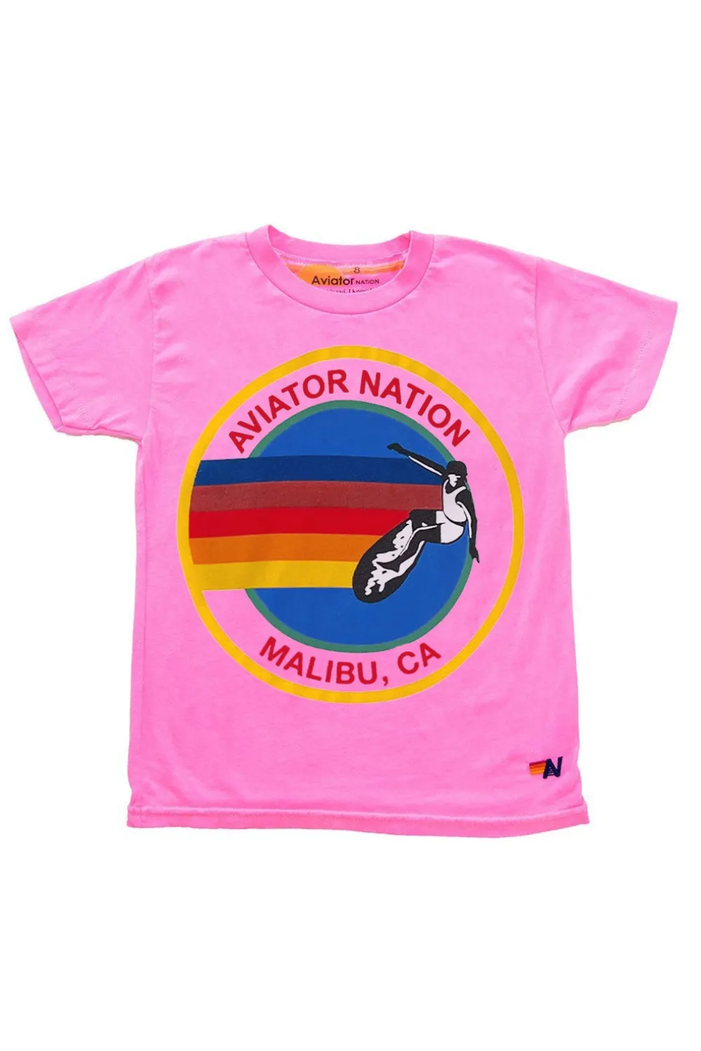 Kid's Tees | Aviator Nation KID'S MALIBU TEE - NEON PINK NEONPINK