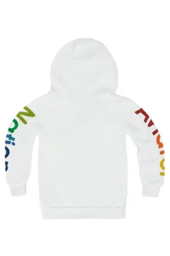 Kid's Hoodies | Aviator Nation KID'S MALIBU ZIP HOODIE - WHITE