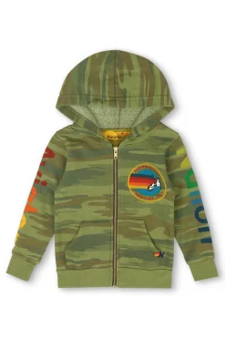 Kid's Hoodies | Aviator Nation KID'S NEW YORK CITY ZIP HOODIE - CAMO